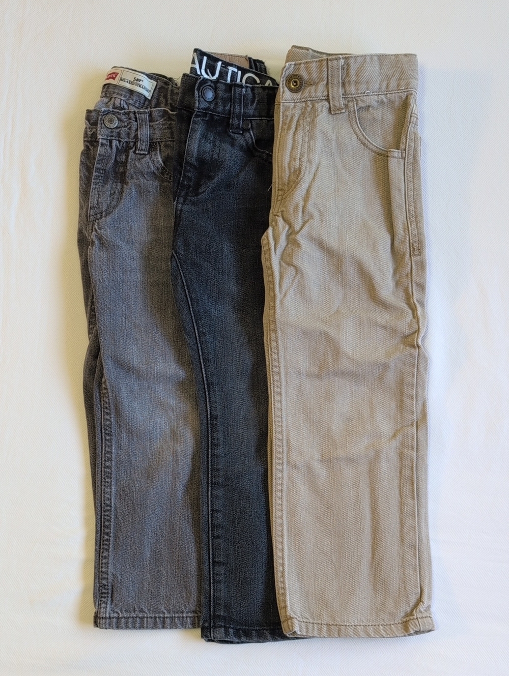 Levi's 549 Nautica Gymboree Toddler Boys Fall Pants & Denim Lot 3pc Size 4T